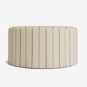 Portola Slipcover Round Ottoman