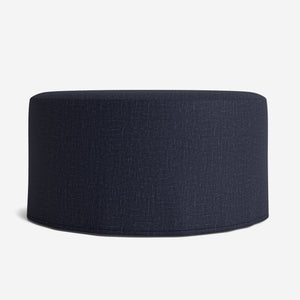 Portola Slipcover Round Ottoman
