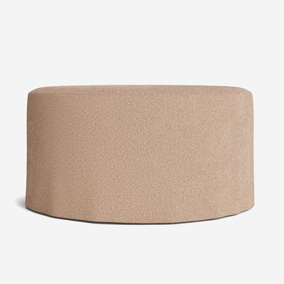 Portola Slipcover Round Ottoman