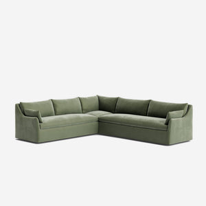 Portola Slipcover Corner Sectional Sofa