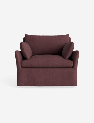 Oxblood Linen Weave