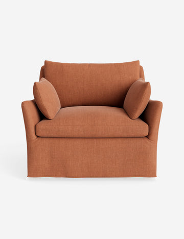 Terracotta Linen Weave