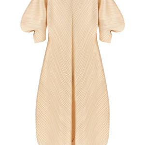 Pleats Please Issey Miyake Sculptural Sleeve Dress