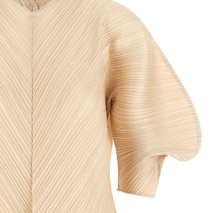 Pleats Please Issey Miyake Sculptural Sleeve Dress