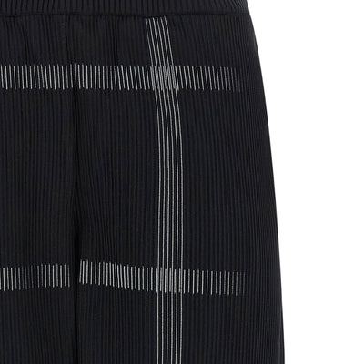 Pleats Please Issey Miyake Crossing Knit Pants
