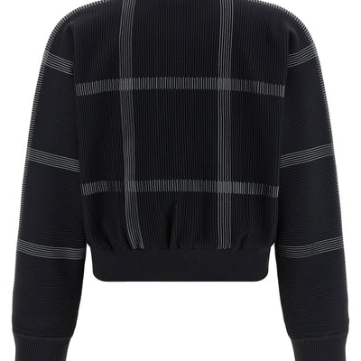 Pleats Please Issey Miyake Crossing Knit Sweater