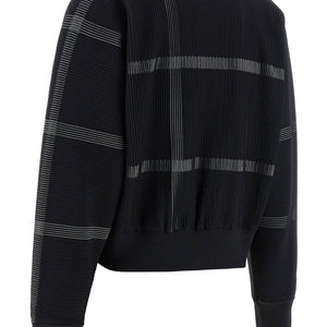 Pleats Please Issey Miyake Crossing Knit Sweater
