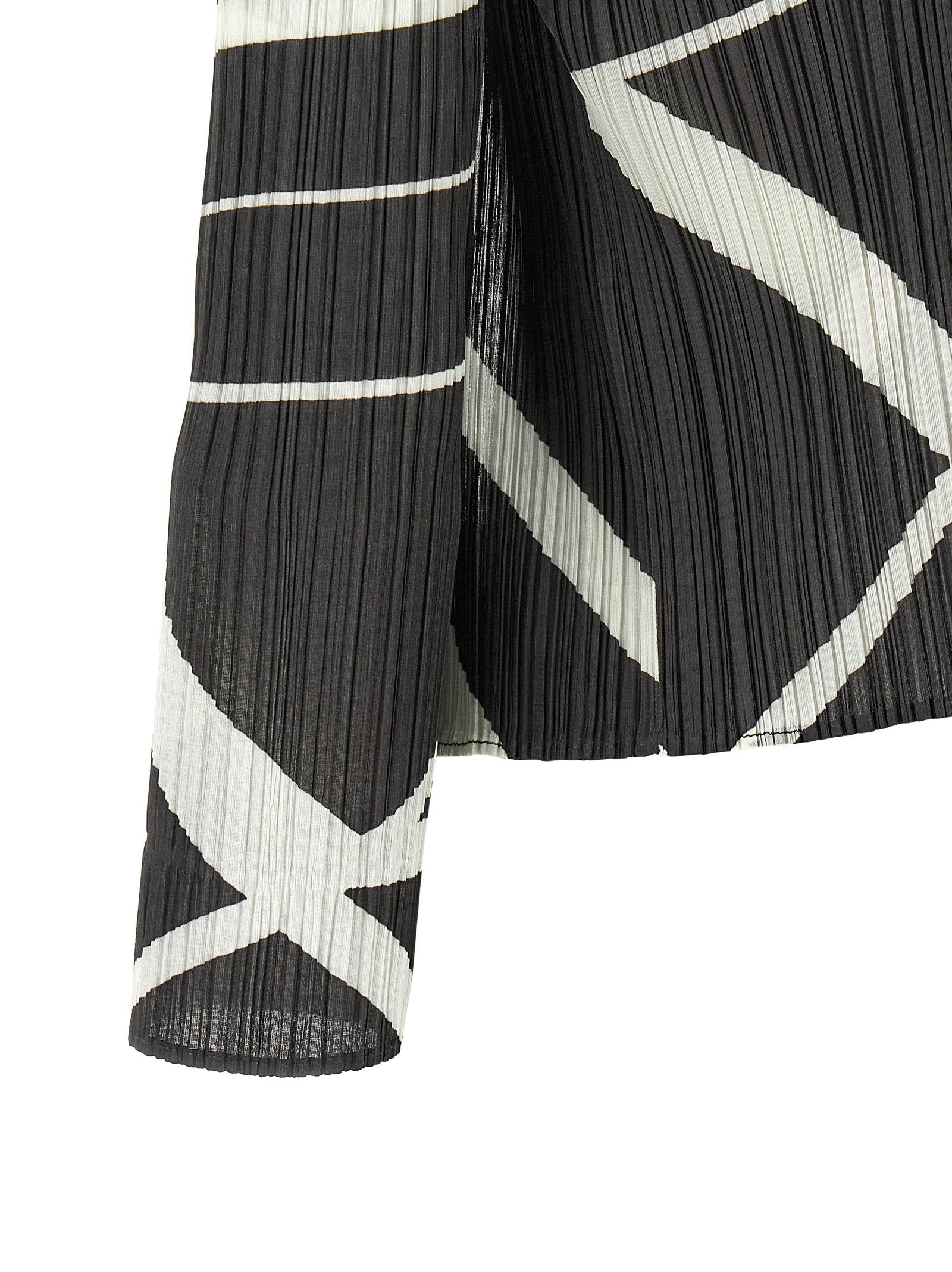 Pleats Please Issey Miyake Fold Line Cardigan