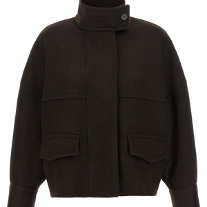 Alberto Biani Loro Piana Wool Bomber Jacket