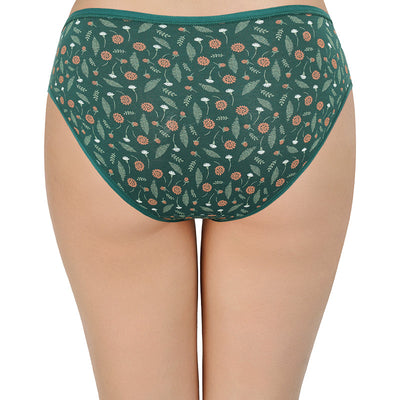 Printed Mid Rise Bikini Panty (Pack of 3)