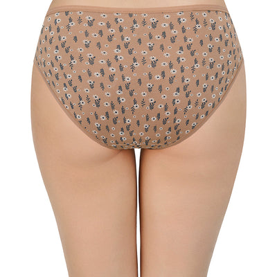 Printed Mid Rise Bikini Panty (Pack of 3)