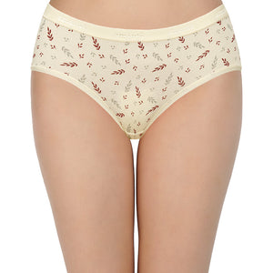 Printed Mid Rise Hipster Panty (Pack of 3)