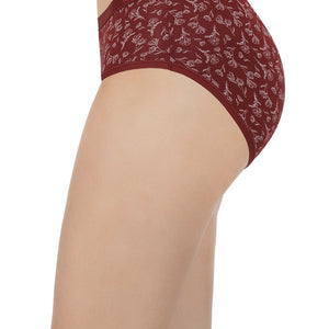 Printed Mid Rise Hipster Panty (Pack of 3)