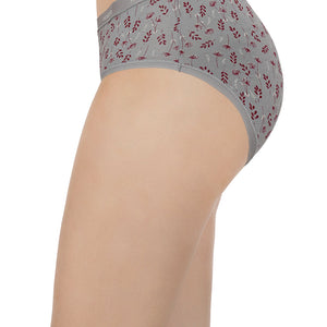 Printed Mid Rise Hipster Panty (Pack of 3)