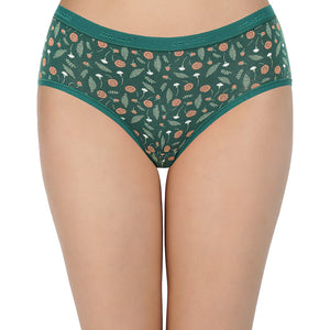 Printed Mid Rise Hipster Panty (Pack of 3)