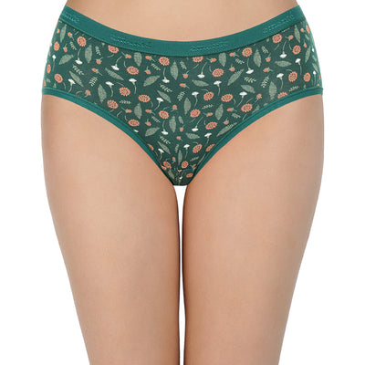 Printed Mid Rise Hipster Panty (Pack of 3)