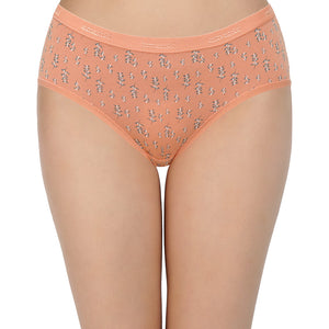 Printed Mid Rise Hipster Panty (Pack of 3)