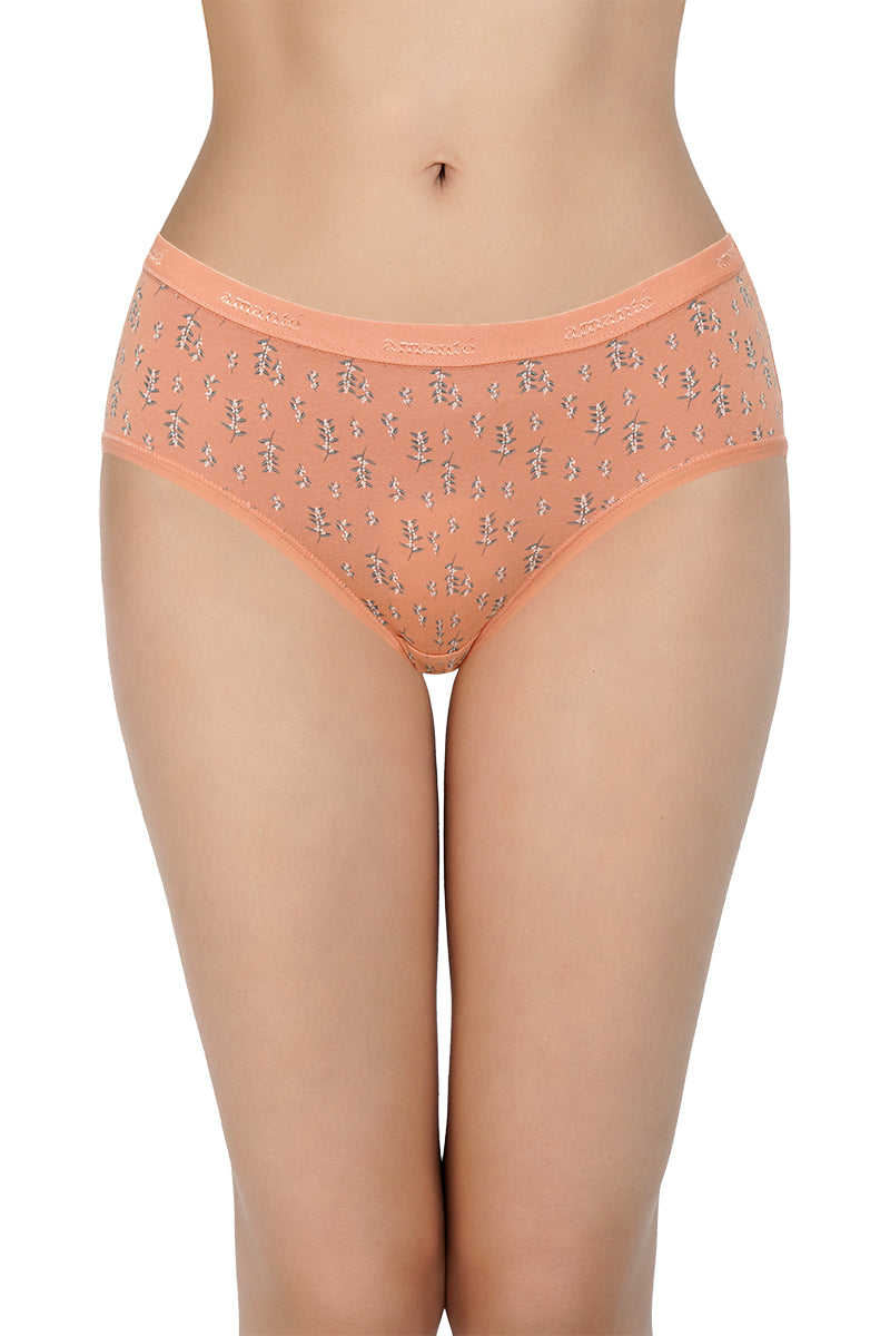 Printed Mid Rise Hipster Panty (Pack of 3)