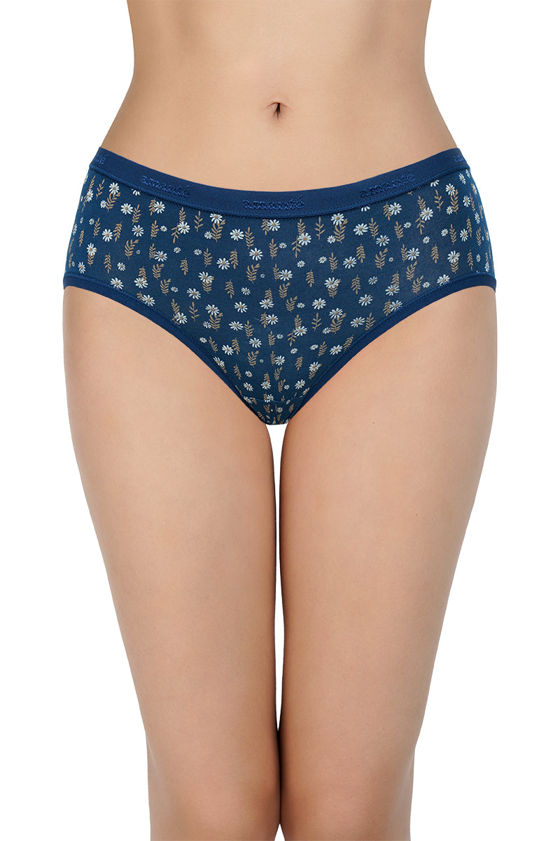 Printed Mid Rise Hipster Panty (Pack of 3)