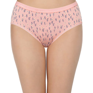 Printed Mid Rise Hipster Panty (Pack of 3)