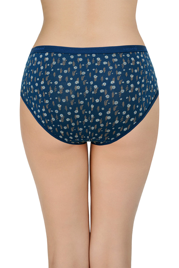 Printed Mid Rise Hipster Panty (Pack of 3)