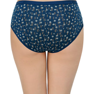 Printed Mid Rise Hipster Panty (Pack of 3)