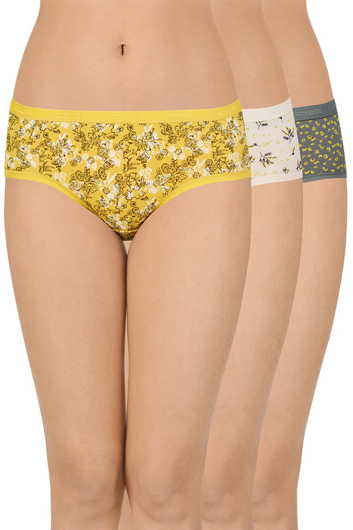 Printed Low Rise Hipster (Pack of 3)