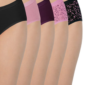 Assorted Low Rise Hipster (Pack of 5)