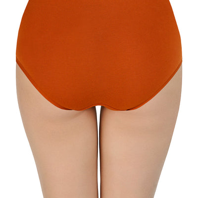 Solid High Rise Full Brief (Pack of 3)