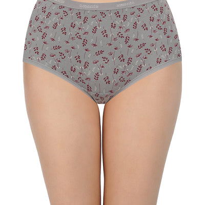 Printed High Rise Full Briefs (Pack of 3)