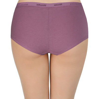 Solid Mid Rise Boyshorts (Pack of 2)