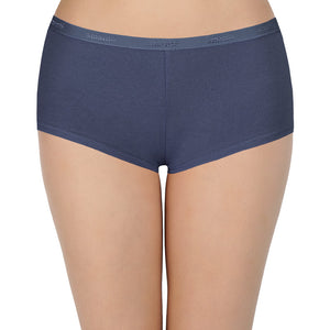 Solid Mid Rise Boyshorts (Pack of 2)