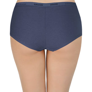 Solid Mid Rise Boyshorts (Pack of 2)