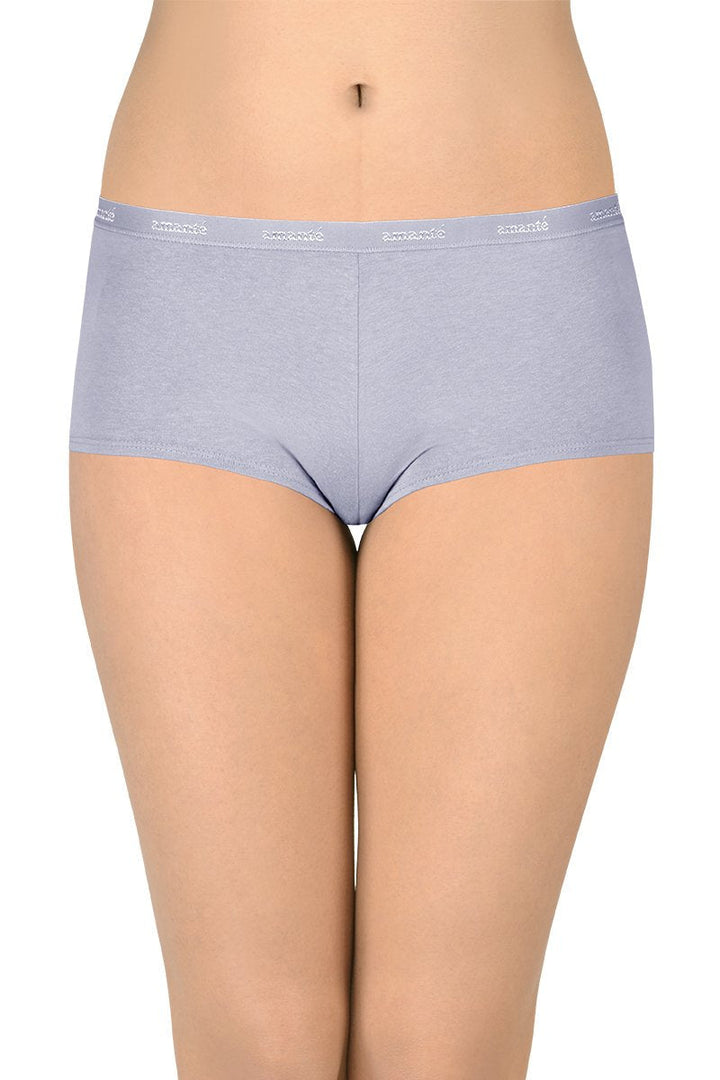 Solid Low Rise Boyshorts (Pack of 2)