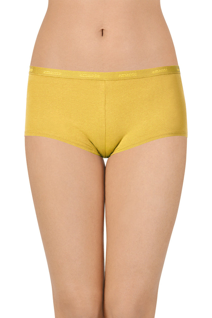 Solid Low Rise Boyshorts (Pack of 2)