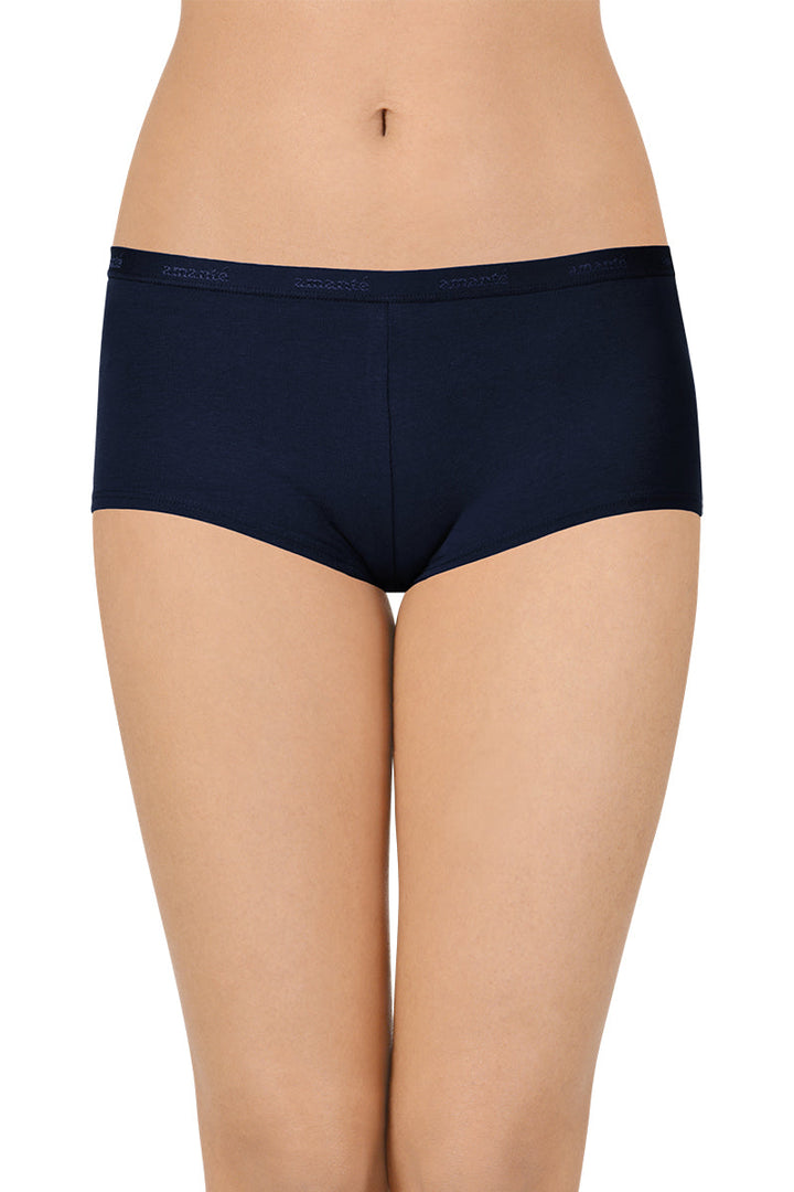 Solid Low Rise Boyshorts (Pack of 2)