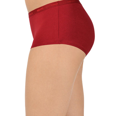 Solid Low Rise Boyshorts (Pack of 2)
