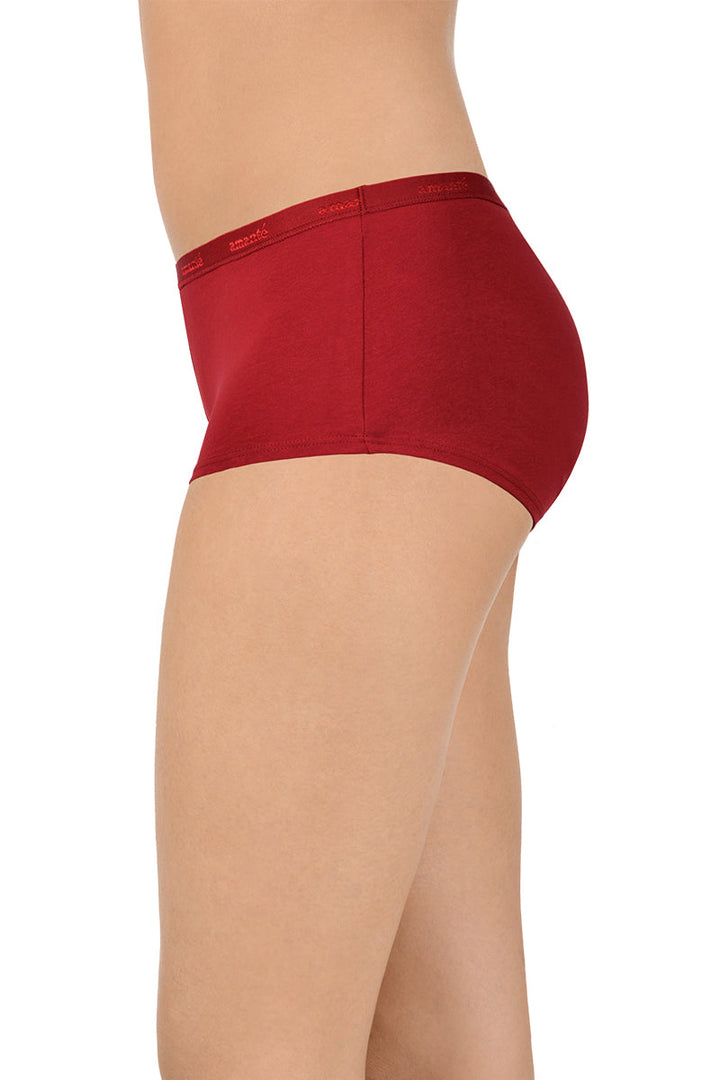 Solid Low Rise Boyshorts (Pack of 2)