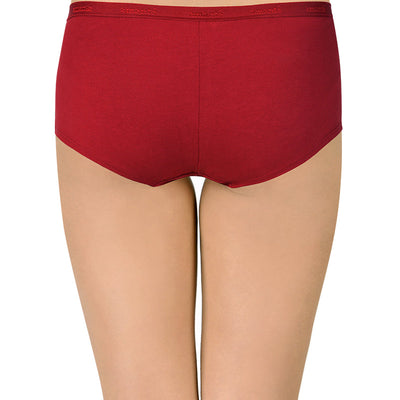 Solid Low Rise Boyshorts (Pack of 2)
