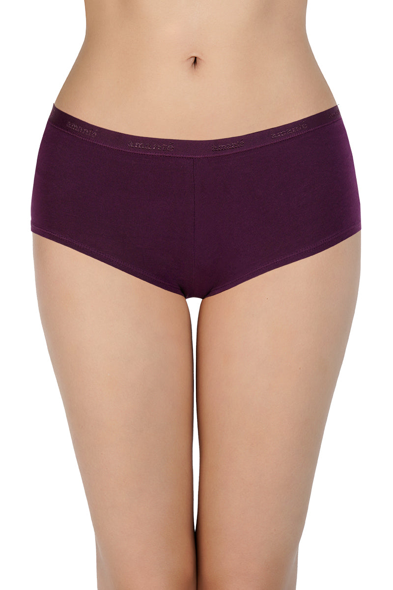 Solid Low Rise Boyshort (Pack of 2)