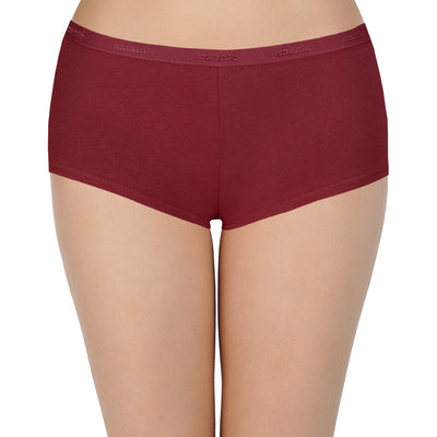 Solid Low Rise Boyshort Panties (Pack of 2)