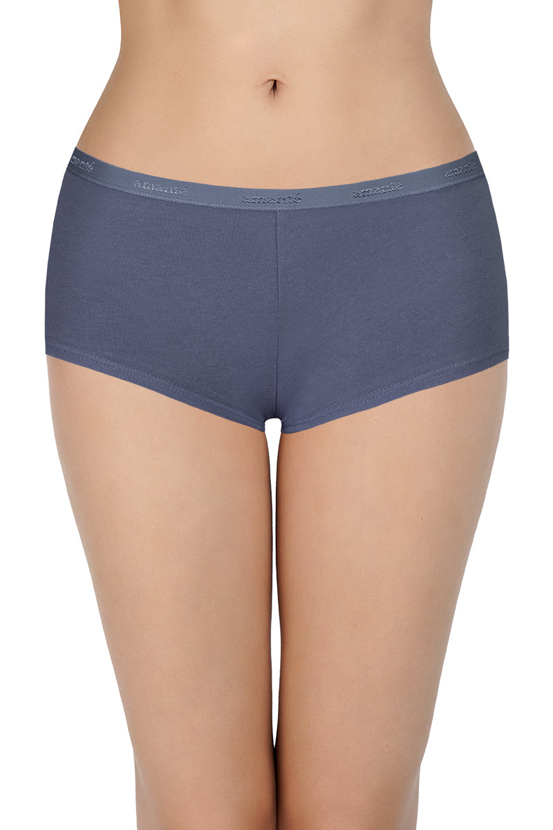 Solid Low Rise Boyshort (Pack of 2)