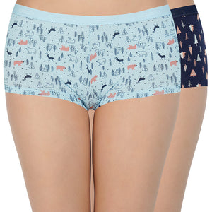 Printed Low Rise Boyshort (Pack of 2)