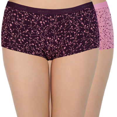 Printed Low Rise Boyshort (Pack of 2)