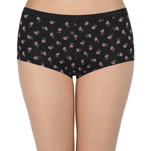Printed Mid Rise Boyshorts (Pack of 2)
