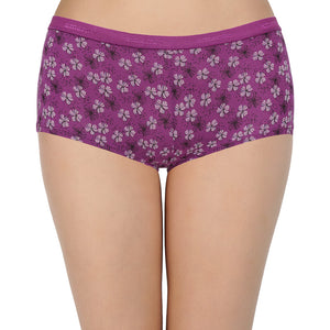 Printed Mid Rise Boyshorts (Pack of 2)