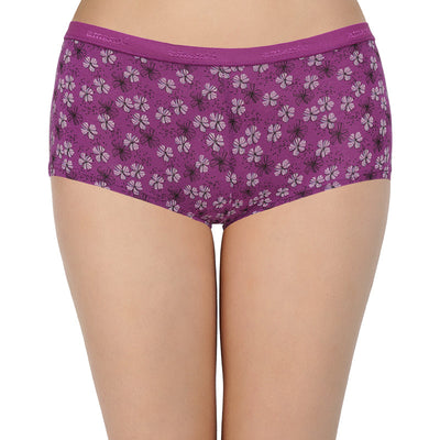 Printed Mid Rise Boyshorts (Pack of 2)