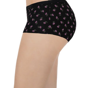 Printed Mid Rise Boyshorts (Pack of 2)