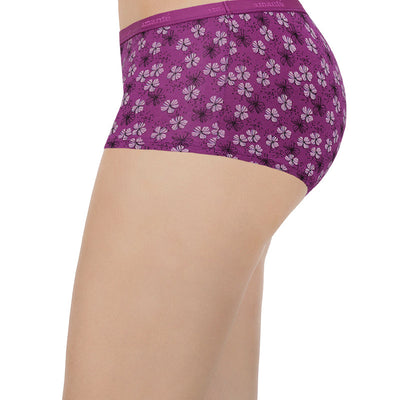 Printed Mid Rise Boyshorts (Pack of 2)