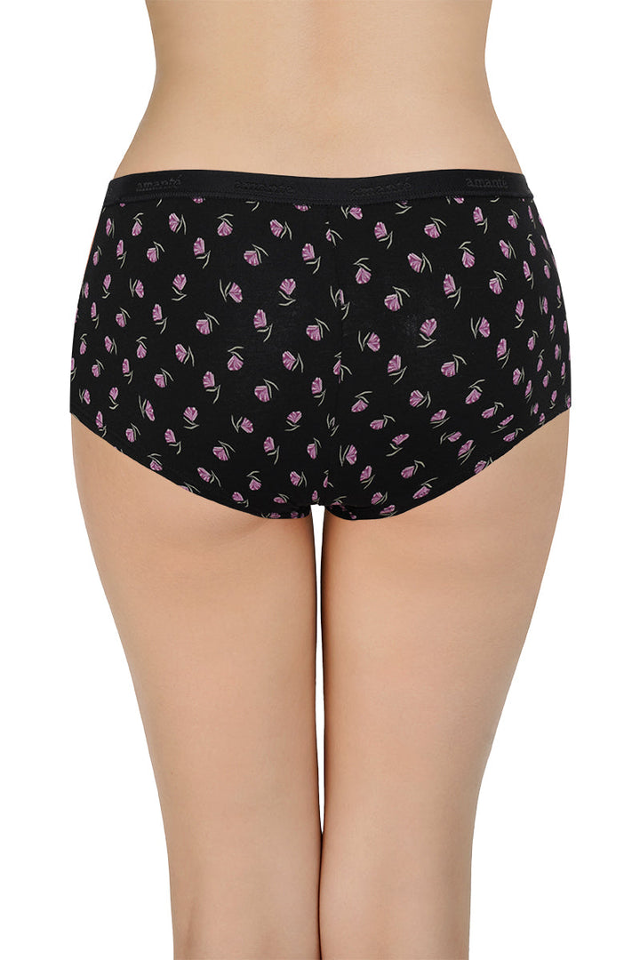 Printed Mid Rise Boyshorts (Pack of 2)